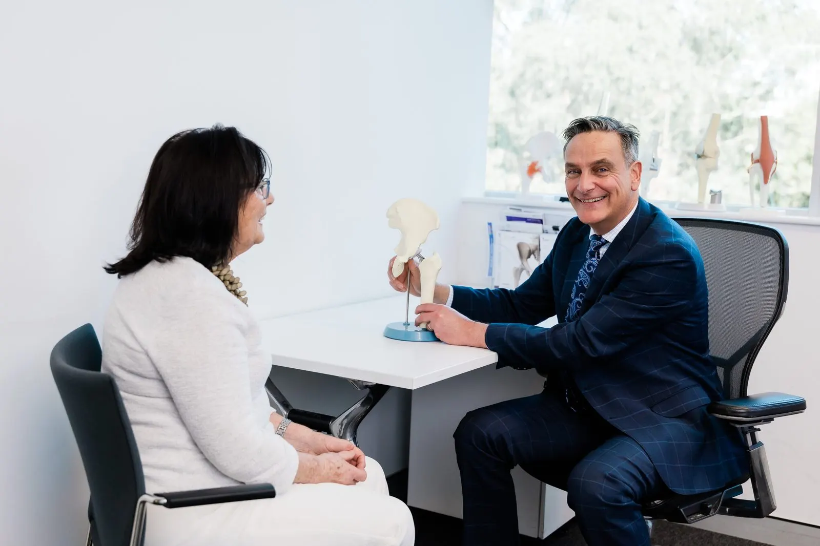 Dr Limbers at his consulting rooms